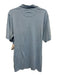 Clubhouse Collection Size L Blue Cotton Solid Polo Men's Short Sleeve Blue / L