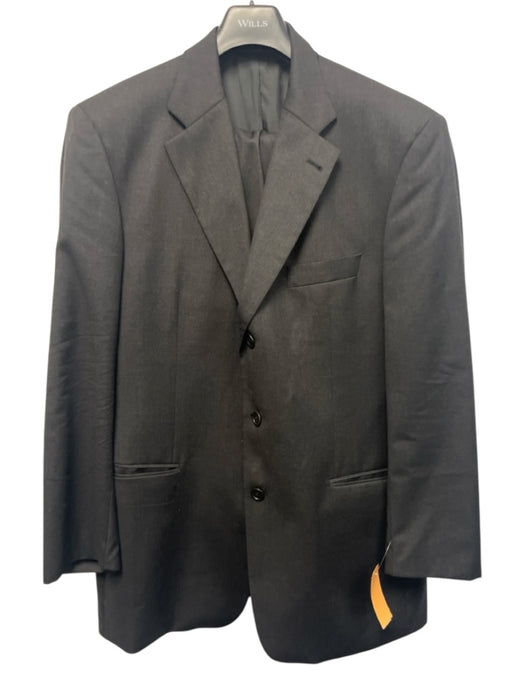 Hugo Boss Gray Wool Blend Solid 3 button Men's Suit Gray / 42R