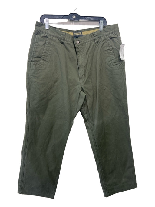 Mountain Khakis Size 40 Green Cotton Solid Khakis Men's Pants 40