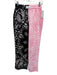 Chakeris Charleston Size XS Black, Pink & White Cotton Bandana Print Pants Black, Pink & White / XS
