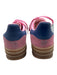 Adidas Shoe Size 9 Pink, Blue & Brown Suede Platform Striped Low Top Sneakers Pink, Blue & Brown / 9