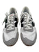 New Balance Shoe Size 10 White, Black & Gray Canvas Suede Toe Platform Sneakers White, Black & Gray / 10