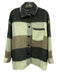 Zara Size XS Cream & Multi Polyester & Wool Checked Button Up Long Sleeve Jacket Cream & Multi / XS