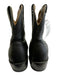 Tecovas Shoe Size 9.5 Black Leather Stacked Block Heel Pointed Toe Booties Black / 9.5