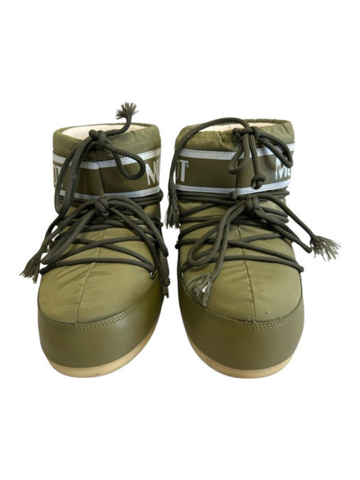 Moon Boot Shoe Size 7/8.5 Green Synthetic Chunky Boots Green / 7/8.5