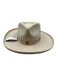 Biltmore Vintage Couture Beige Wool Embroidered Fedora Hat Beige