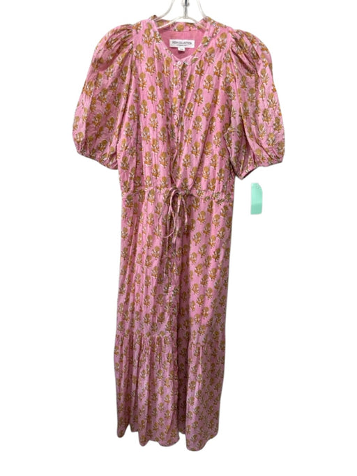 India Collection Emerson Fry Size XS Pink & Orange Organic Cotton Dress Pink & Orange / XS