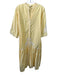 Julia Amory Size M Butter Yellow Cotton Embroidered Detail Stand Collar Dress Butter Yellow / M