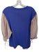 Free People Size Est M/L purple & pink Cotton Blend Long Balloon Sleeve Top purple & pink / Est M/L