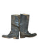 Frye Shoe Size 9 Black Leather Buckle Knee High Boots Black / 9