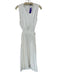Rachel Roy Size 4 White Cotton Sleeveless Side Cut Outs Maxi Dress White / 4
