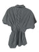 Exquise Size S Gray & White Cotton Blend Short Sleeve Striped Button Down Dress Gray & White / S