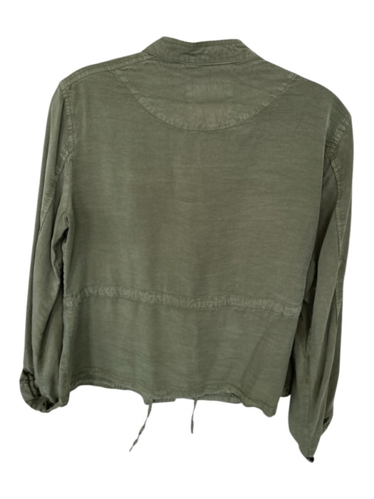 Sanctuary Size M Olive Green Lycocell Long Sleeve Snap buttons Cargo Jacket Olive Green / M