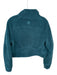 Lululemon Size XS/S Teal Recycled Polyester Fuzzy Half Zip Cropped Jacket Teal / XS/S