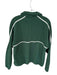 Goldhinge Size XS Green & White Polyester Half Zip Athletic Jacket Green & White / XS