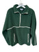 Goldhinge Size XS Green & White Polyester Half Zip Athletic Jacket Green & White / XS