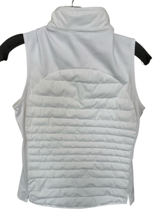 Peter Millar Size XS White Quilted Puffer Athletic Vest White / XS