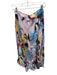By Anthropologie Size 4 Purple & Multi Polyester Side Zip Abstract Maxi Skirt Purple & Multi / 4