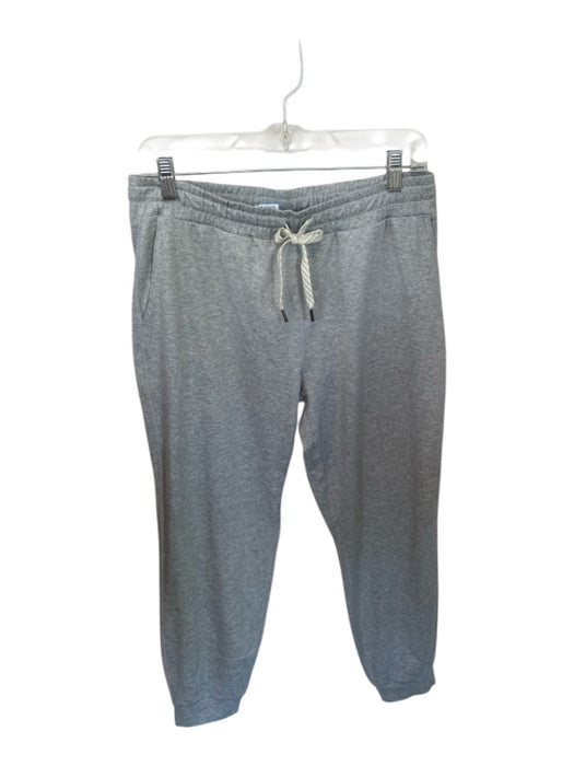 Vuori Size M Grey Recycled Polyester Heathered Draw String Waist Jogger Pants Grey / M