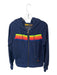 Aviator Nation Size M Navy & Multi Cotton & Polyester Striped Hoodie Jacket Navy & Multi / M