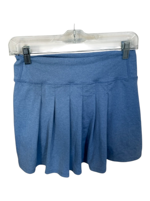 Vuori Size S Blue Recycled Polyester Blend Waist Band Back Pleat Athletic Skort Blue / S