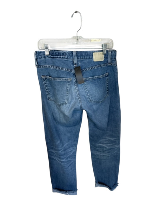 AG Size 25 Light Wash Cotton Mid Rise Cuffed Jeans Light Wash / 25