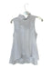 Mazik Size M White Cotton Sleeveless Ruffle Neckline Back Bow Top White / M