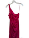 By Anthropologie Size 6 Pink Silk One Shoulder Silky Gathered Back Keyhole Dress Pink / 6