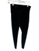 Spanx Size L Black Polyester High Waist Velvet Athletic Leggings Black / L