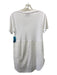 Monse Size XS White Cotton Blend Round Neck Short Sleeve 1/2 Button Tunic Top White / XS