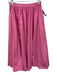 Free People Size XS Bright Pink Cotton Elastic Waistband Pockets Midi Skirt Bright Pink / XS