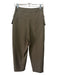 3.1 Phillip Lim Size 0 Green Wool High Rise Snap & Zip Straight Cargo Pants Green / 0