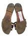 Christian Dior Shoe Size 39.5 Purple, Black, Multi Canvas Logo Flat Sandals Purple, Black, Multi / 39.5