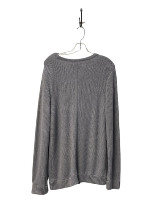 Rag & Bone Size Large Light Gray Cotton Pull Over Long Sleeve Waffle Sweater Light Gray / Large