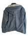Burberry London Size XL Black Polyester Solid Color double zip Hooded Coat Black / XL