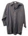 ATM Size XS Black Cotton Long Sleeve Button Down Front Pocket Side Pocket Dress Black / XS