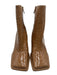 Circus Sam Edelman Shoe Size 8.5 Beige Croc embossed Calf High Square Toe Boots Beige / 8.5