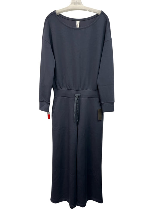 Spanx Size M Dark Navy Modal & Polyester Long Sleeve Drawstring Waist Jumper Dark Navy / M