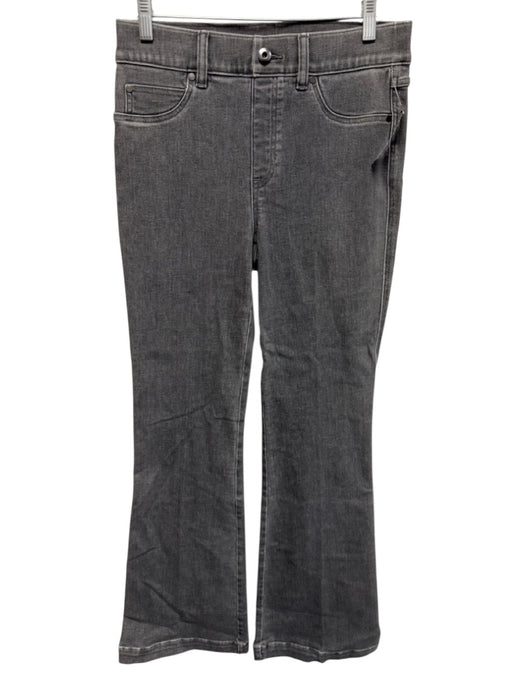 Spanx Size M Gray Poly Blend Stretch Jegging Bell Bottom Pants Gray / M