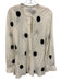 Derek Lam Size 2 Black & White Silk Blend Long Sleeve Polka Dot Top Black & White / 2