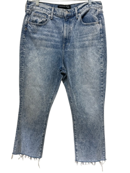 Veronica Beard Jeans Size 31 Light Wash Cotton Denim Acid Wash 5 Pocket Jeans Light Wash / 31