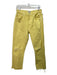 Agolde Size 29 Yellow Cotton Zip Fly Distressed Jeans Yellow / 29