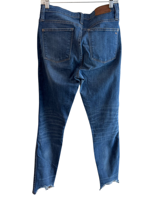 Madewell Size 28 Medium dark wash Cotton Button Fly High Rise Whiskering Jeans Medium dark wash / 28