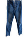 Madewell Size 28 Medium dark wash Cotton Button Fly High Rise Whiskering Jeans Medium dark wash / 28