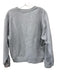 TNA Size L Gray Cotton Blend Heathered Ribbed Hem Pullover Sweatshirt Sweater Gray / L
