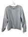TNA Size L Gray Cotton Blend Heathered Ribbed Hem Pullover Sweatshirt Sweater Gray / L