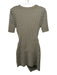 Jonathan Simkhai Size M Sage green PU Leather & Lyocell Blend Ribbed Dress Sage green / M