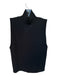 Alice & Olivia Size M Black Viscose Turtle Neck Sleeveless Ribbed Top Black / M