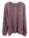 Sporty & Rich Size L Periwinkle Cotton Crewneck Graphic Print Sweatshirt Periwinkle / L