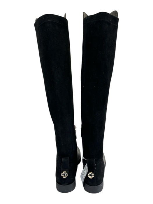 Larroude Shoe Size 8 Black Leather Suede Tall Boots Black / 8